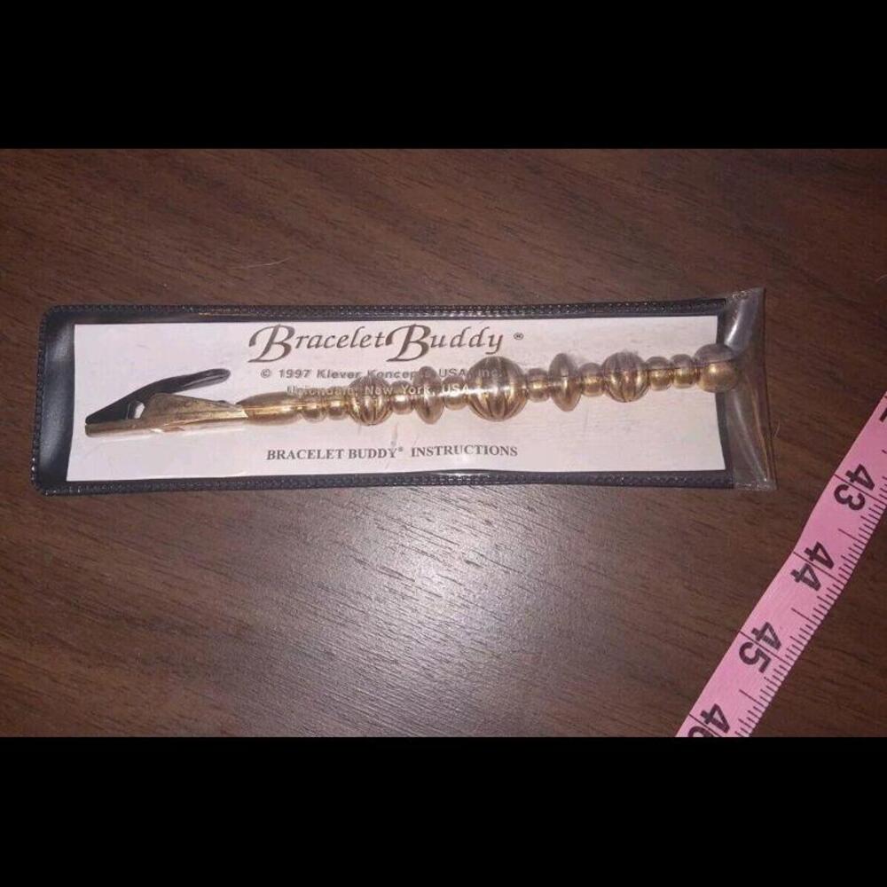 Vintage New In Package Bracelet Buddy Gold Tone Made in the USA